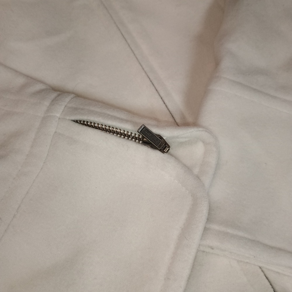 Vintage TRIBAL Wool Cashmere Blend Ivory/Cream‎ Zip Jacket Size 8 Lined Bulgaria - Picture 5 of 12